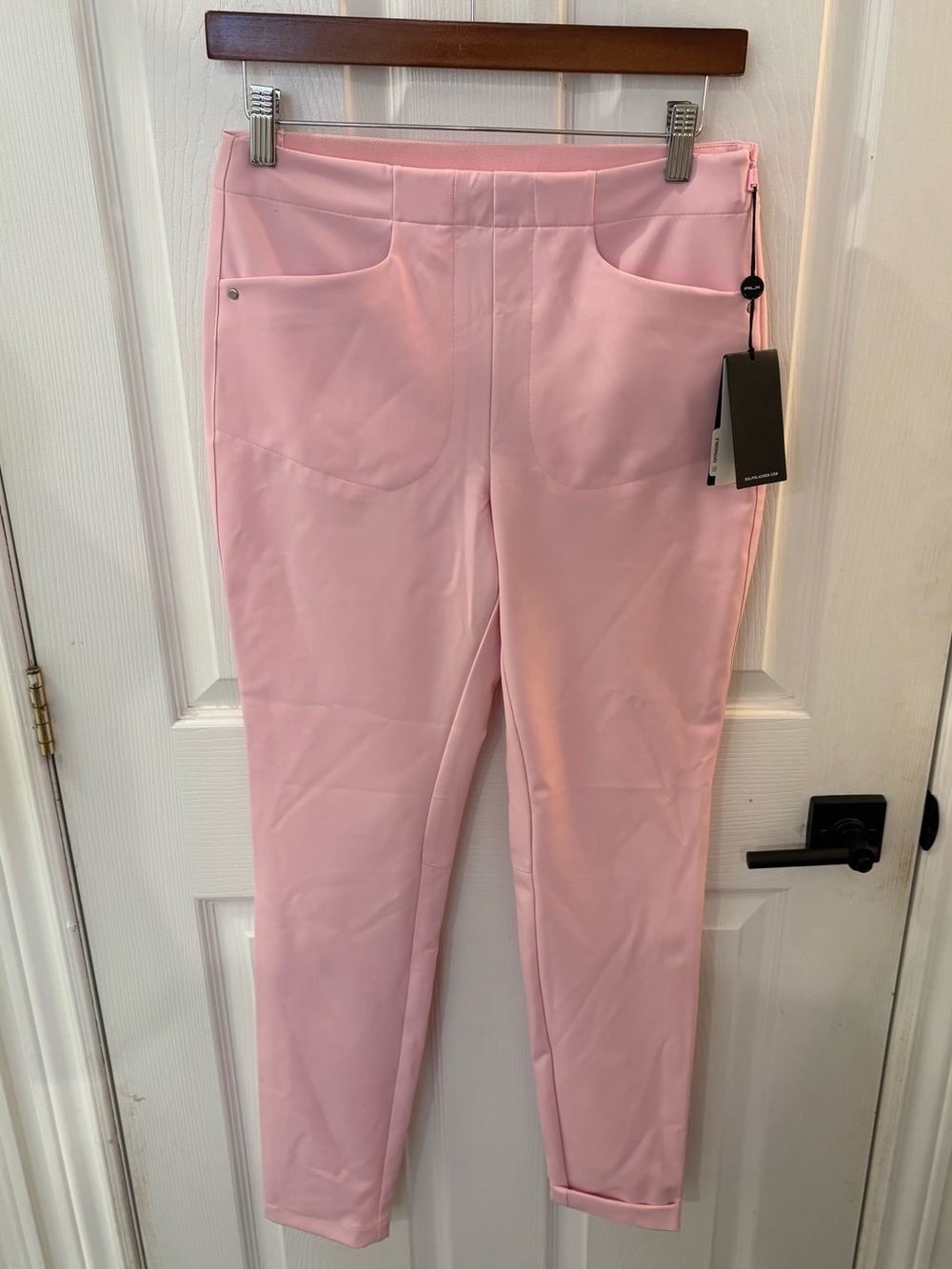 Ralph Lauren RLX Light Pink Cropped Ponte Pants